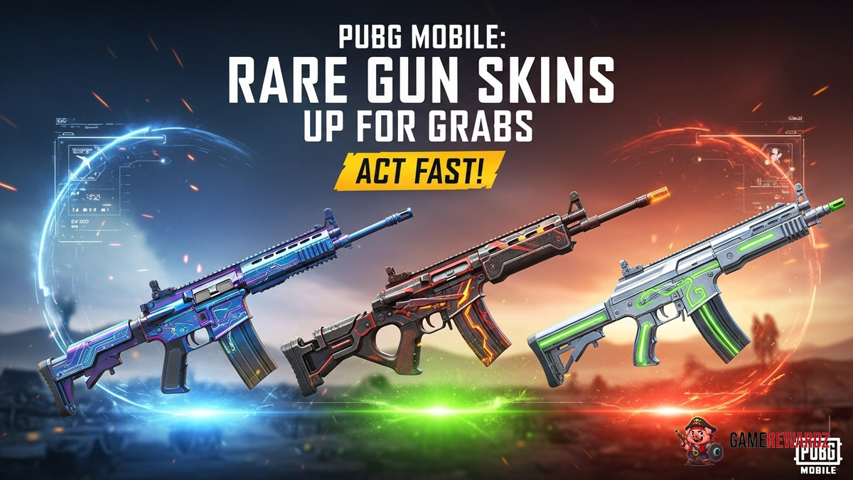 PUBG Mobile: Rare Gun Skins Up for Grabs – ACT FAST!
